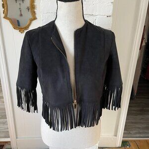 Crop Fringe Jacket (XS)